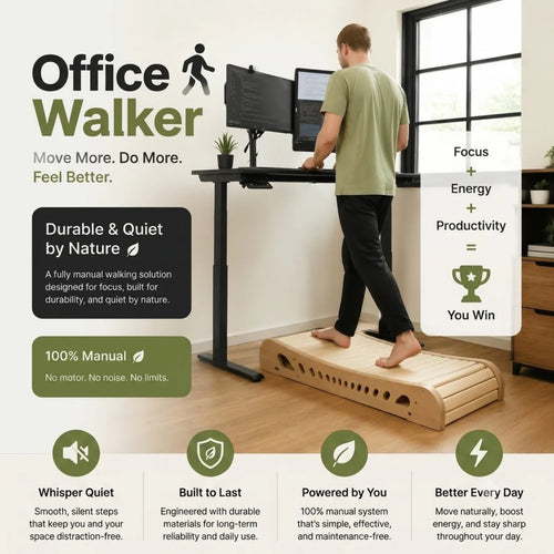 MoveFlow Office Walker Premium Wood